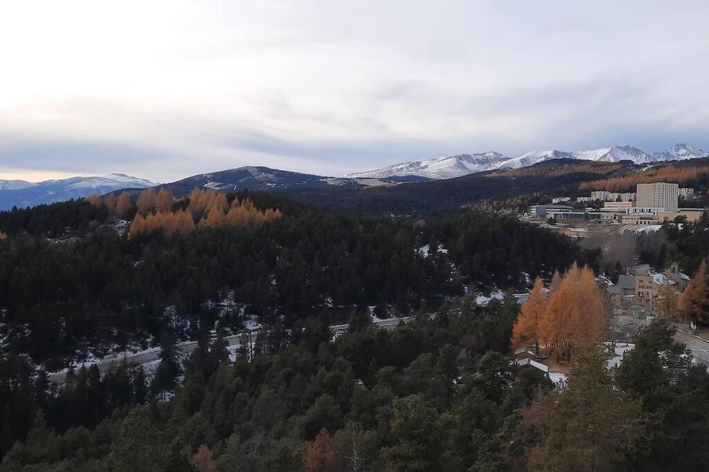 Joli F4 En Lisiere De Foret Font-Romeu-Odeillo-Via Extérieur photo